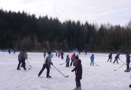 Eislaufen Weiher 2012