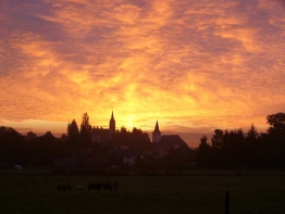 Sonnenaufgane über Biebern